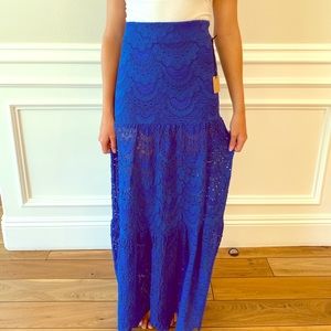 Nightcap lace maxi skirt